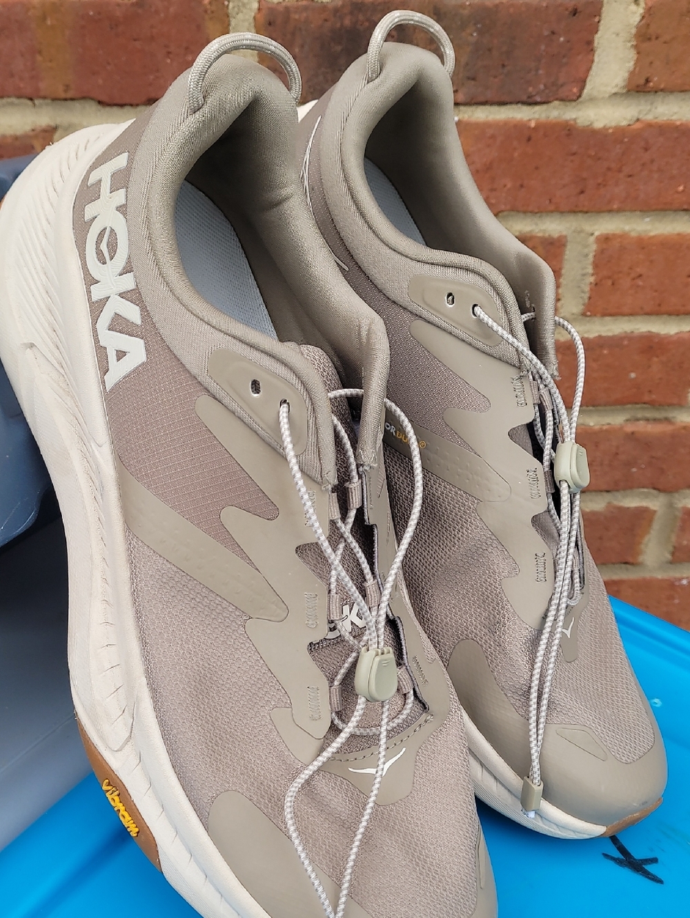 Hoka Beige/Taupe Lightweight Transport Size 12